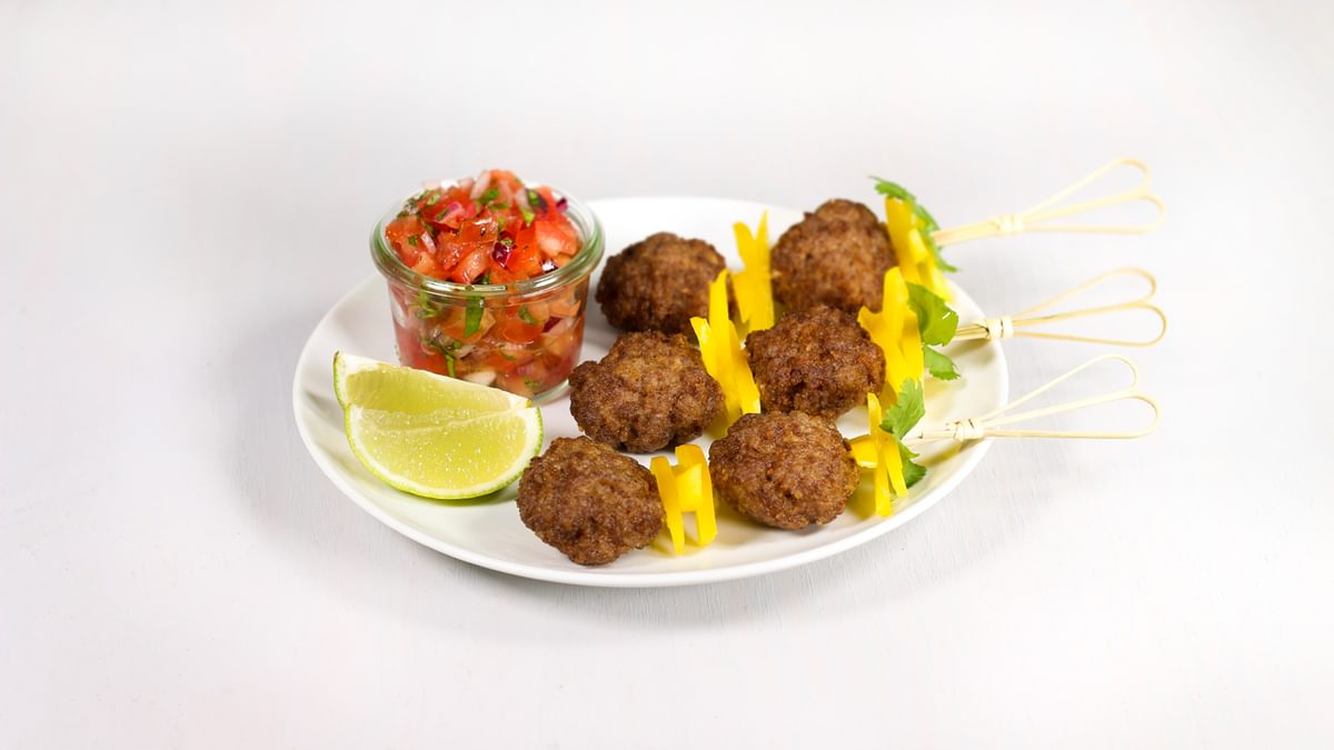 Meatball skewer