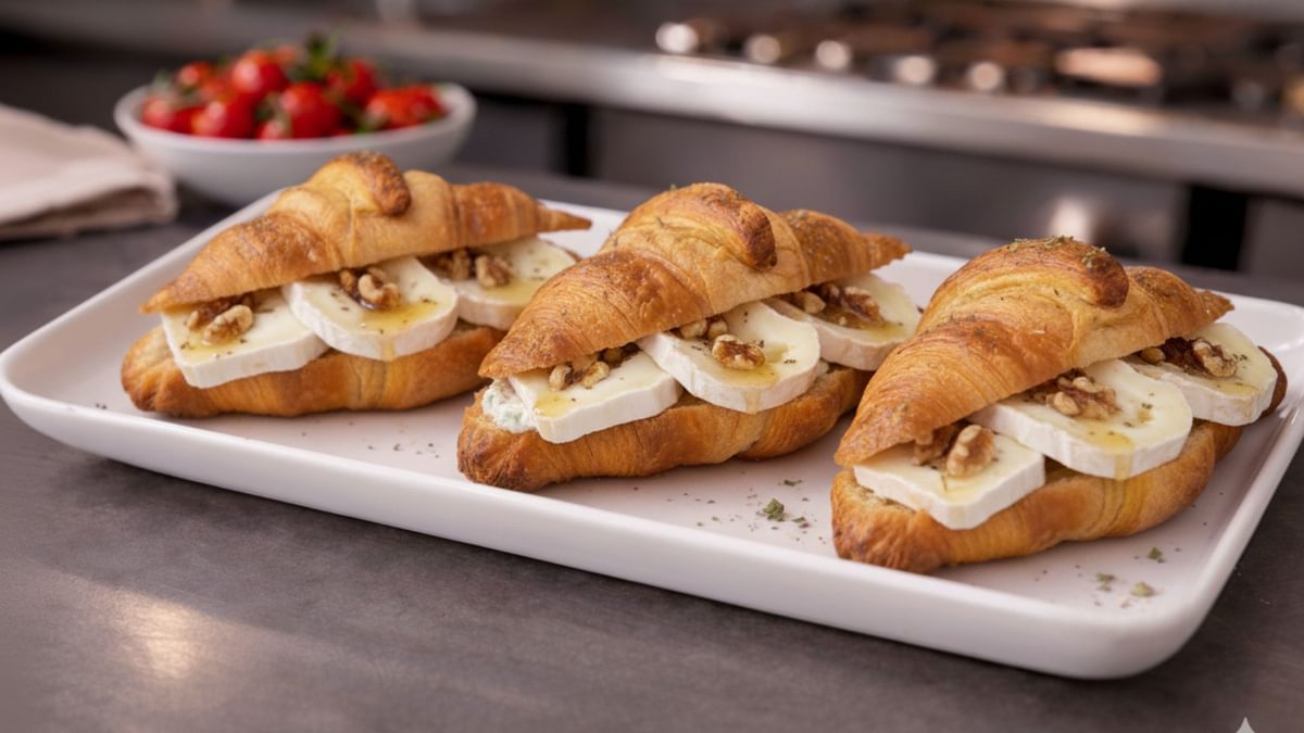 Ziegenkäse, Honig & Walnuss Croissant