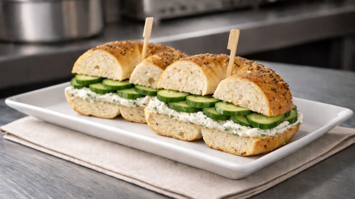 Avocado & Frischkäse Bagel