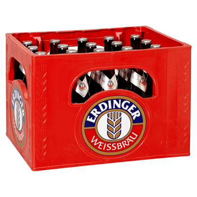 Erdinger Hefeweizen Kristallklar Crate