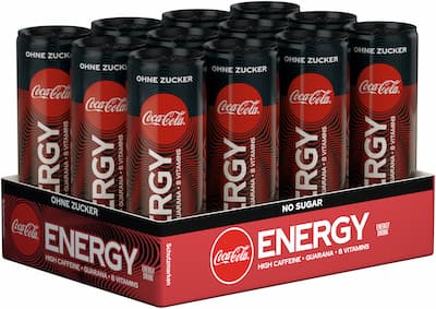 Products coca cola energy ohne zucker dose 025l package