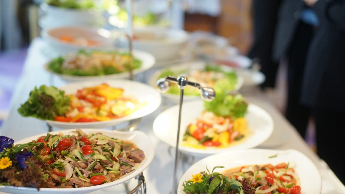 Catering buffet example