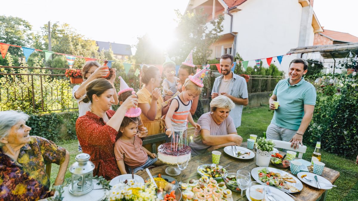 Einschulung gartenparty