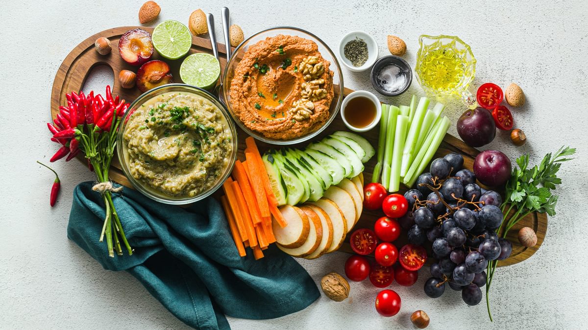 Veggie and fruit platter