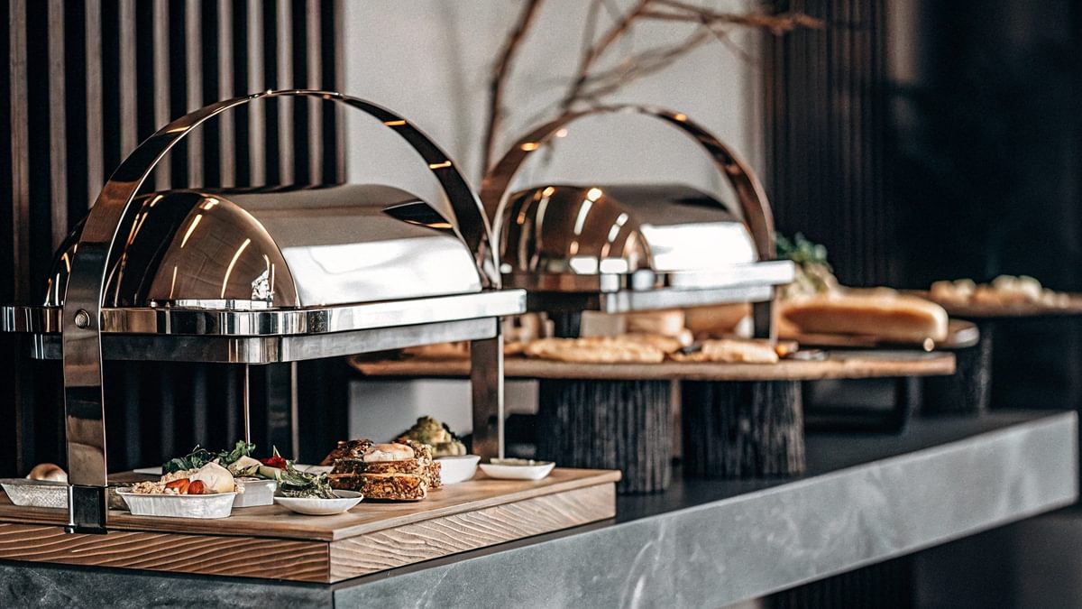 Modern catering set up