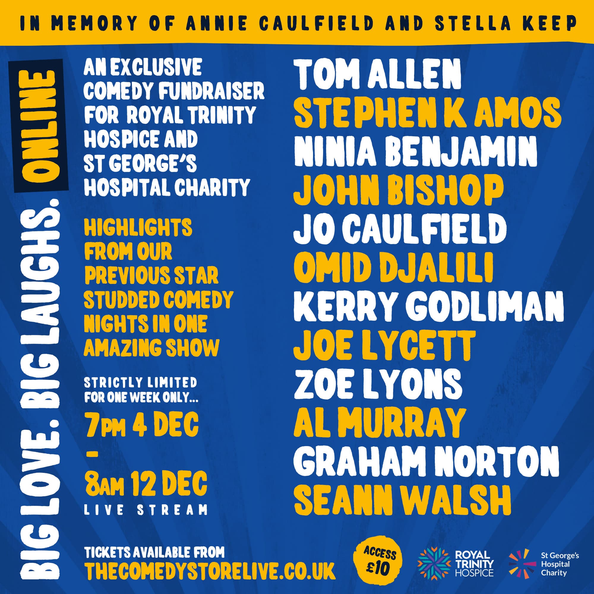 Big Love. Big Laughs Online - 2020-12-04