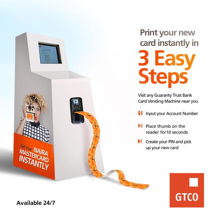 Instant Card Issuance | GTBank