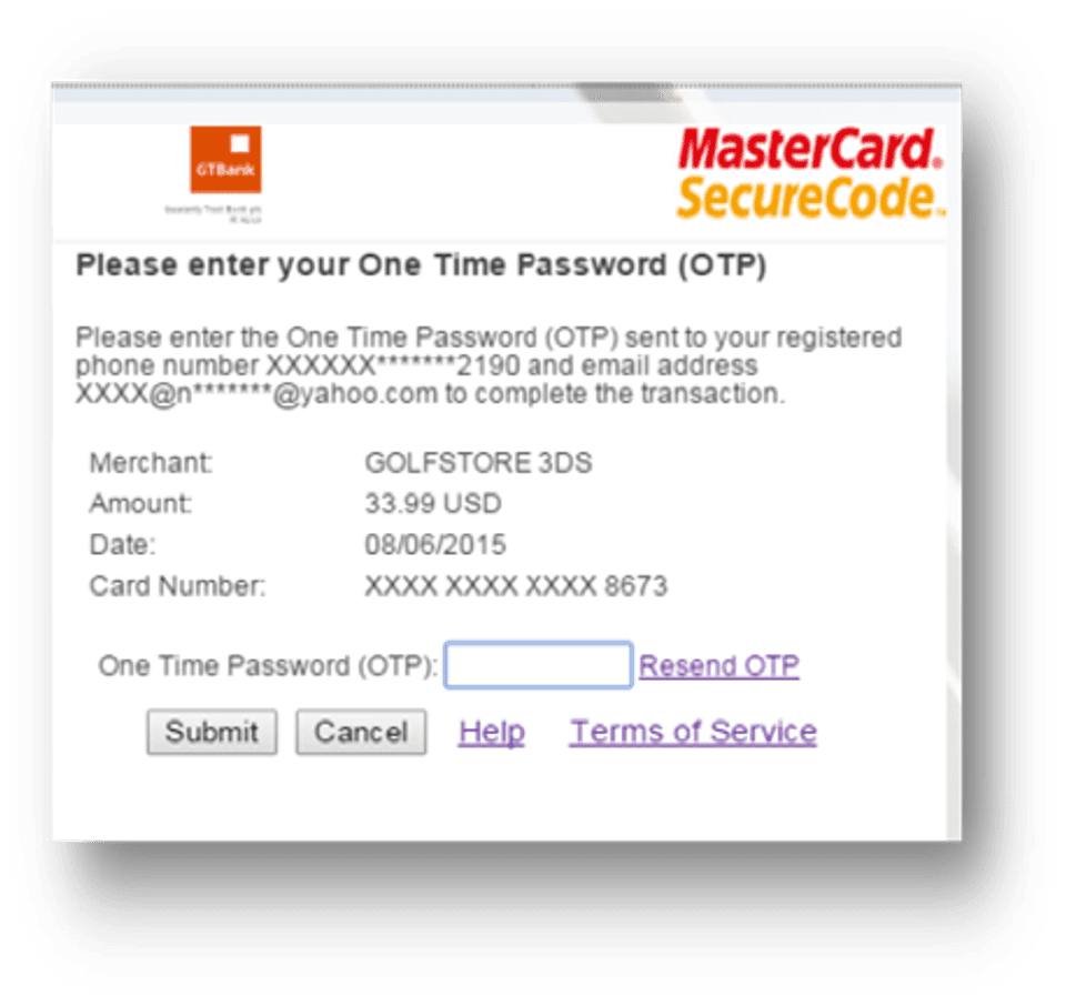 Card Secure | GTBank Rwanda