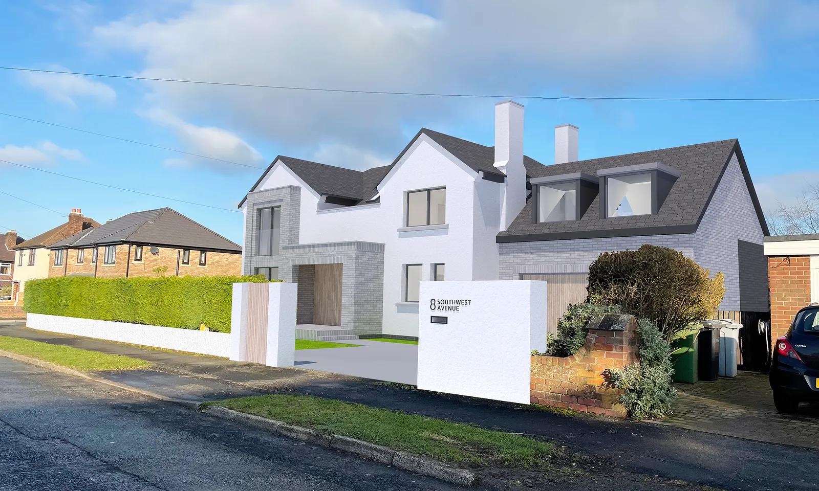 Southwest Ave External After