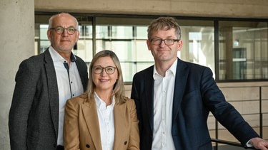 Dr Josef Boeck Nemetschek Innovationsstiftung Tanja Kufner Nemetschek Group Prof Dr Helmut Schoenenberger CEO at Munich Urban Colab Copyright Charlotte Karsch