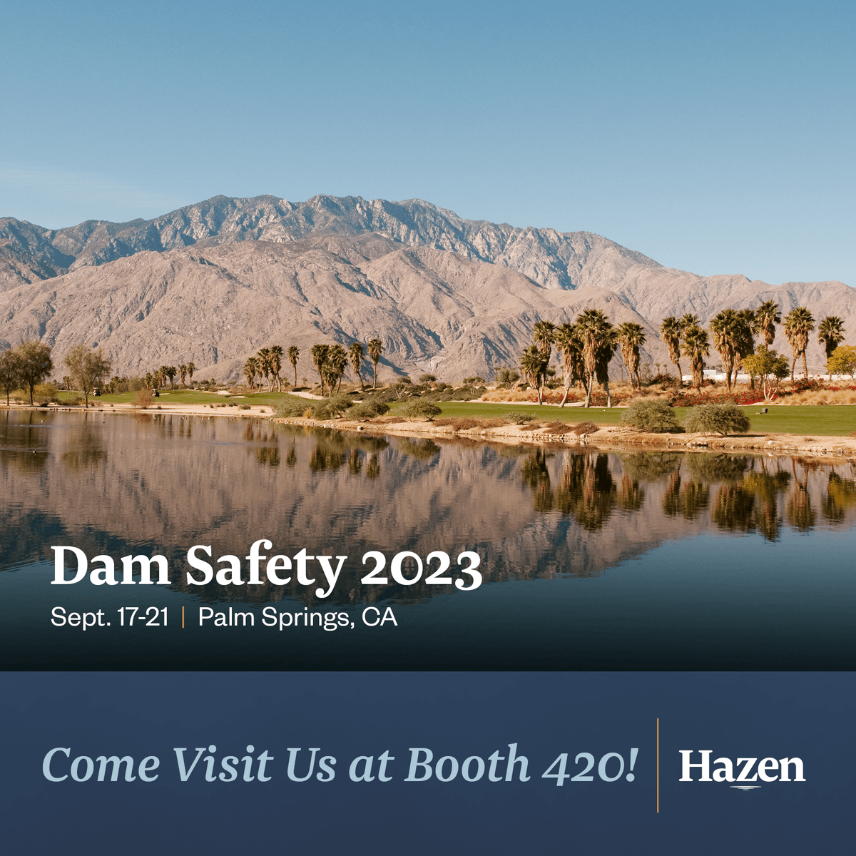 Dam Safety 2023 event post