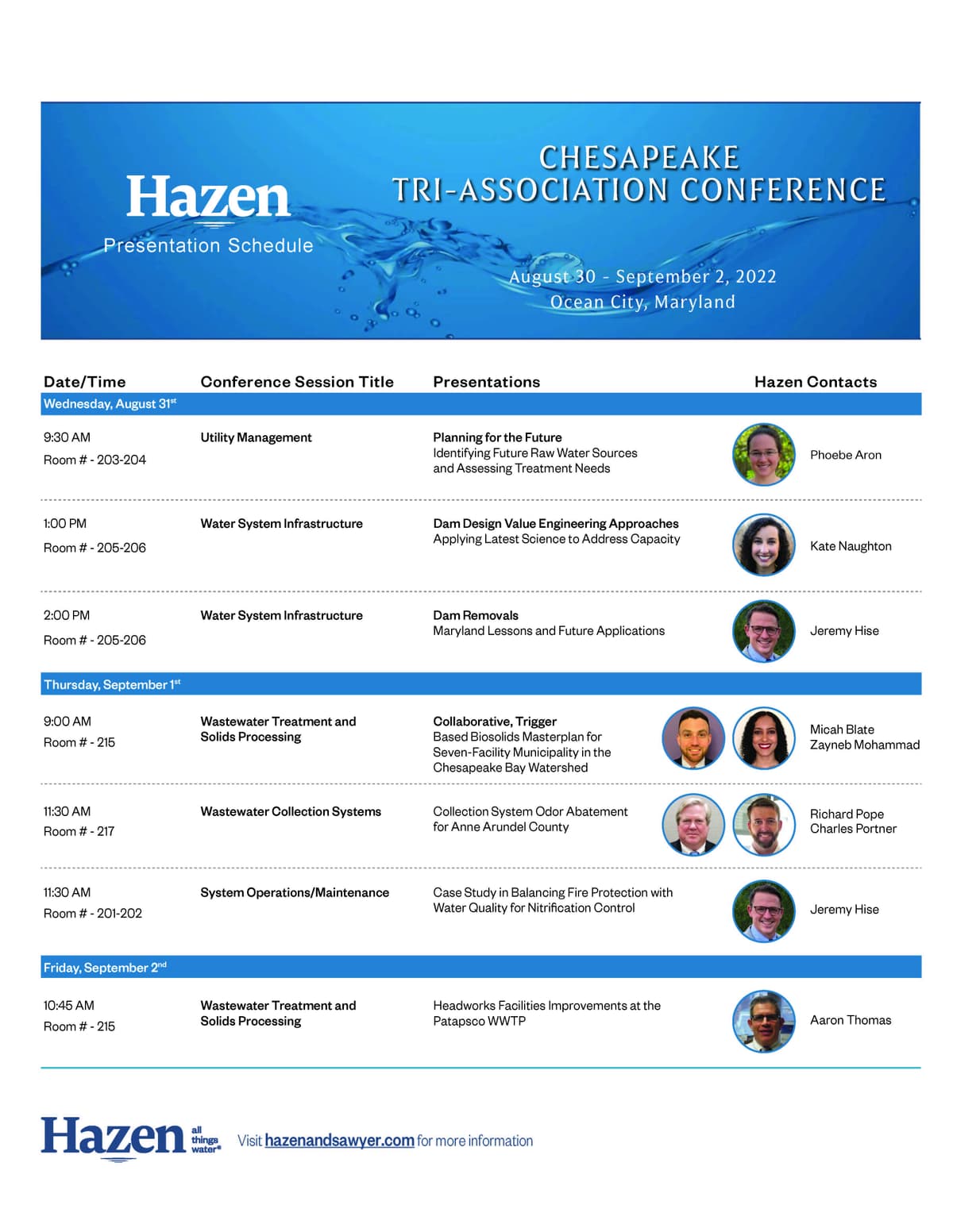 2022 Chesapeake Tri Association Conference Flyer