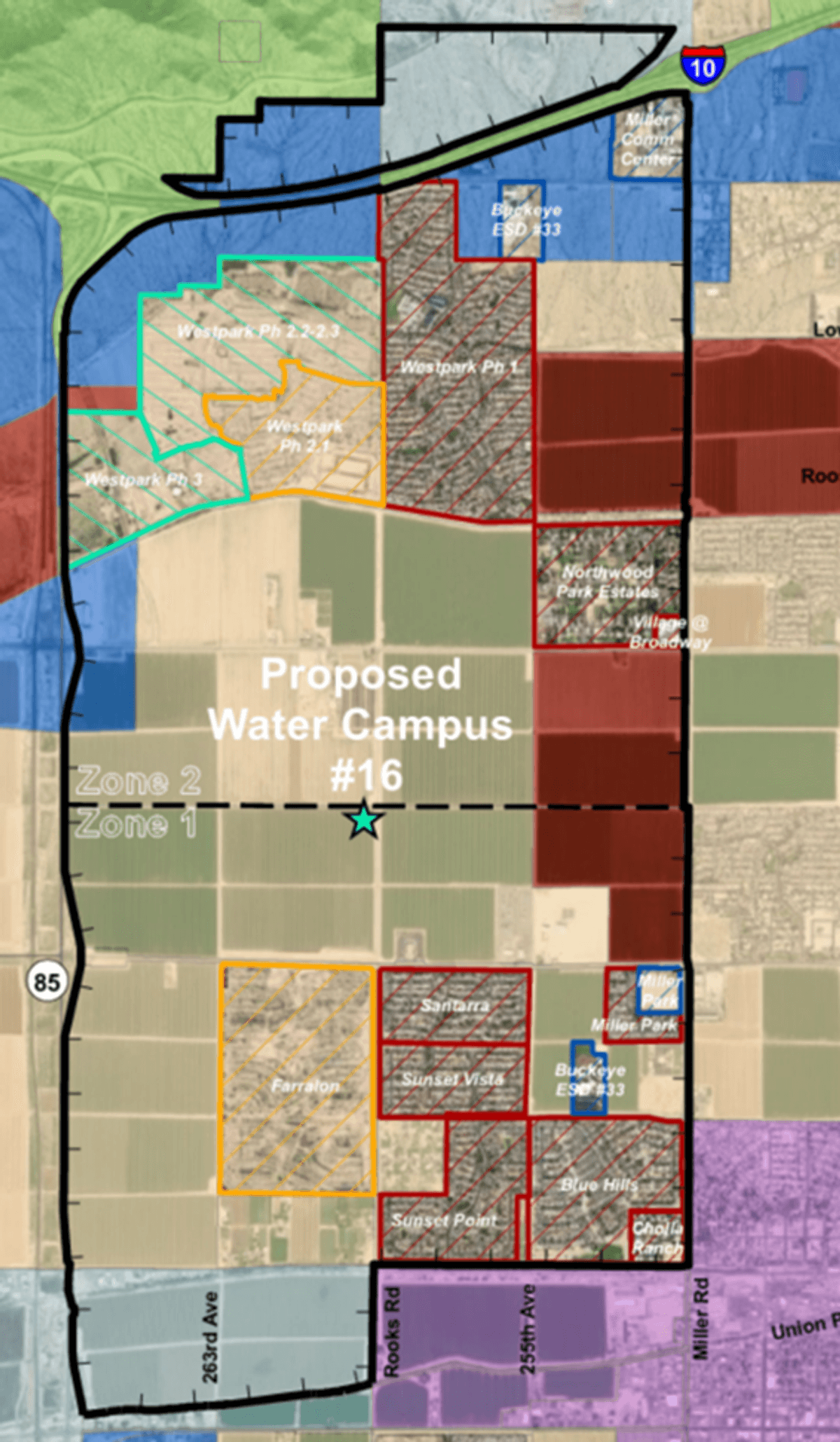 Az water campus map