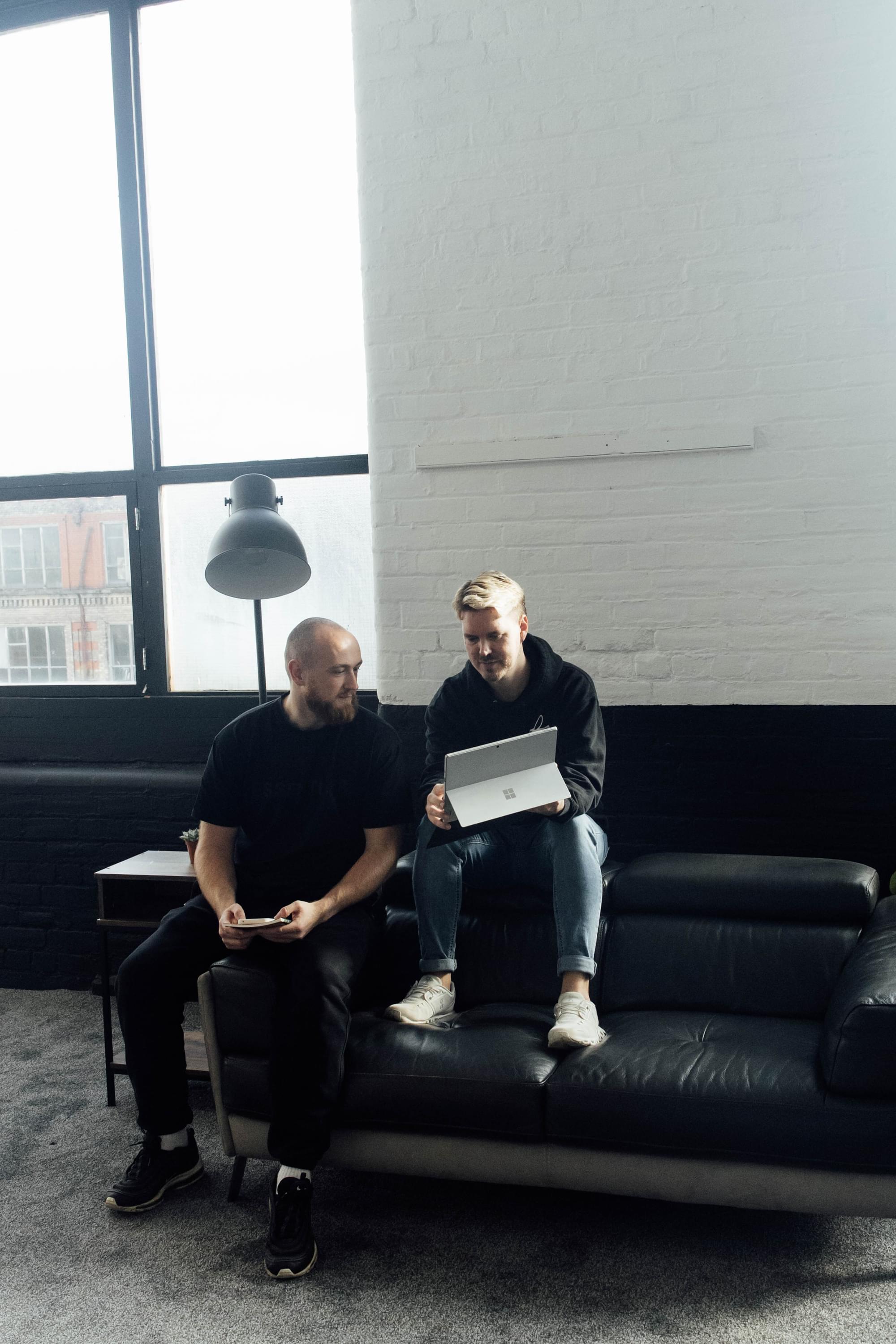 George Ryan on Couch