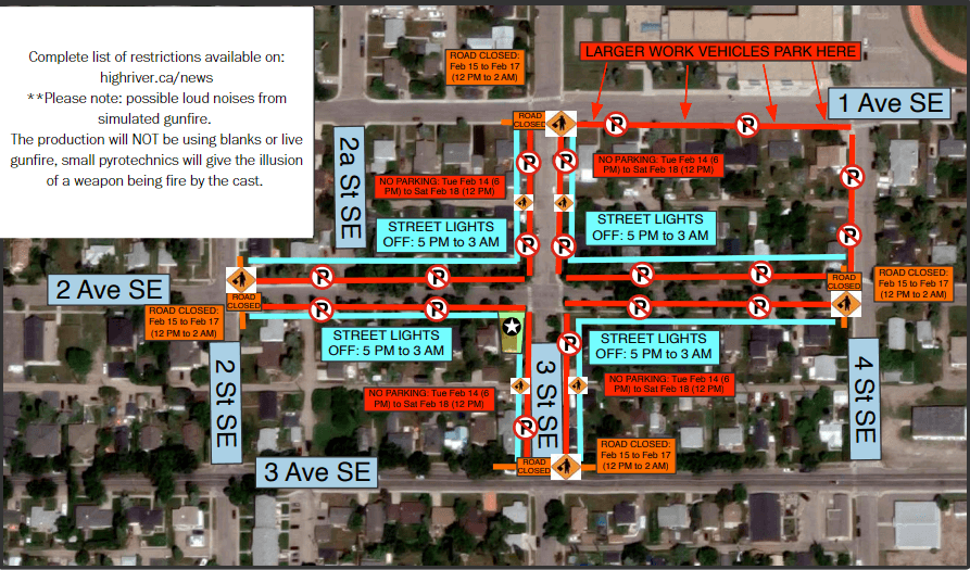 Fargo, Season 5 filming - traffic restrictions