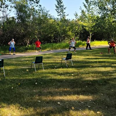 Outdoor Fitness group photo Resized