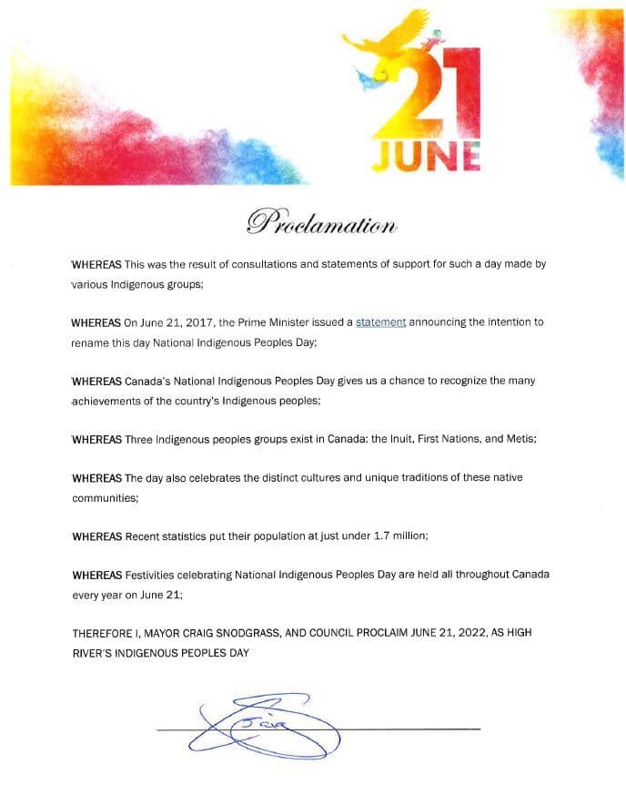Mayor's Proclamation