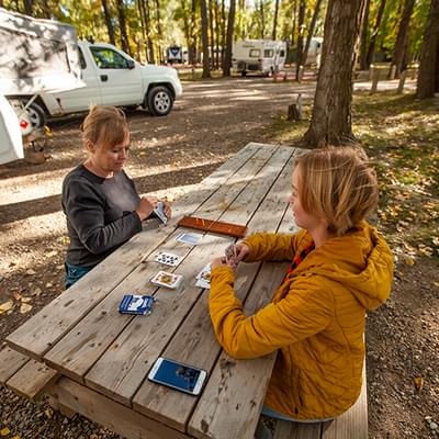 Family camping George Lane Park 10