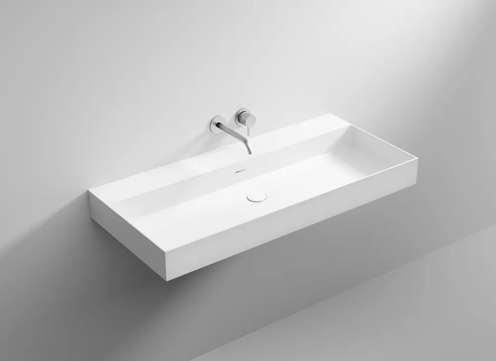 Caldera 100 vallone wall-mounted sink velvetstone gallery Caldera 100 vallone wall-mounted sink velvetstone gallery