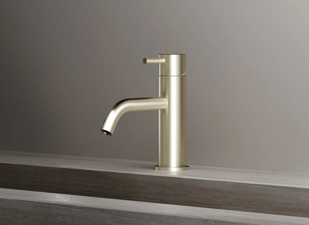 Como 01 edelstahl armatur brushed gold vallone gallery Como 01 edelstahl armatur brushed gold vallone gallery