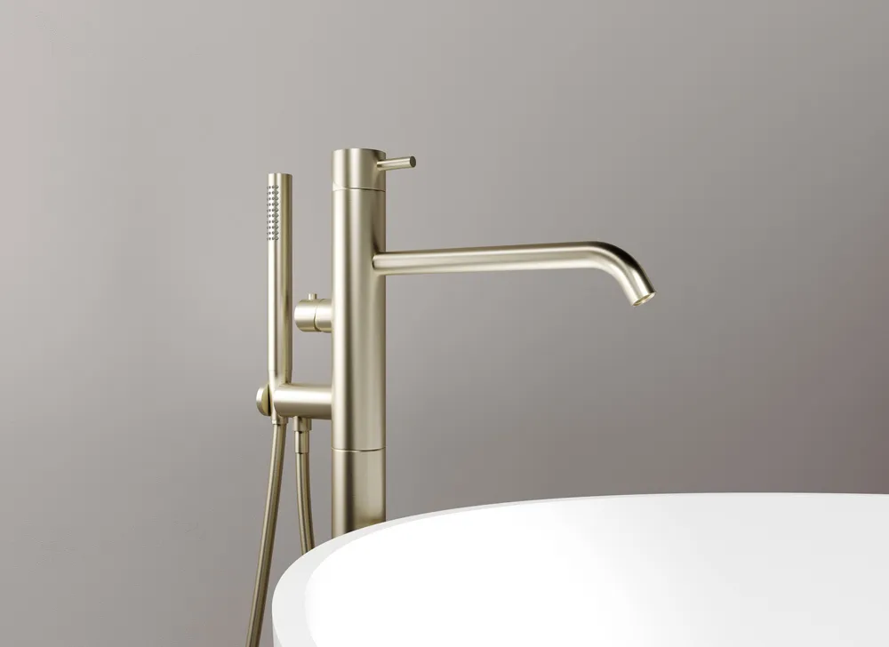 Como 04 stainless steel tap brushed gold vallone gallery Como 04 stainless steel tap brushed gold vallone gallery