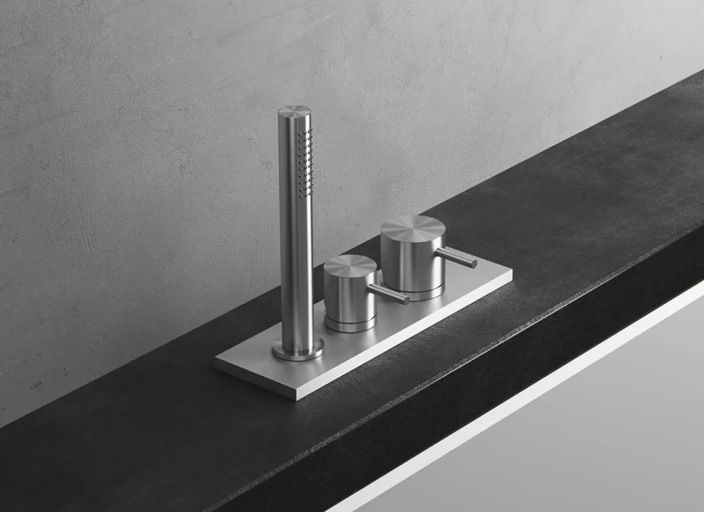 Como 27 edelstahl armatur brushed steel vallone gallery Como 27 edelstahl armatur brushed steel vallone gallery