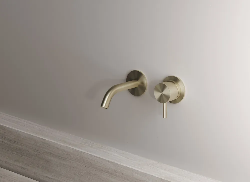 Como duo 130 edelstahl armatur brushed gold vallone gallery Como duo 130 edelstahl armatur brushed gold vallone gallery