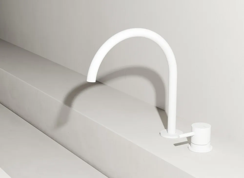 Noya 05 tap matte white vallone gallery Noya 05 tap matte white vallone gallery