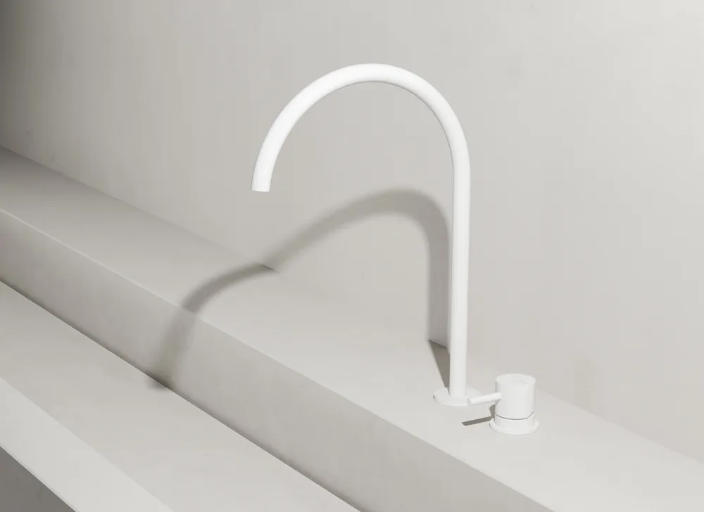 Noya 05 h tap matte white vallone gallery Noya 05 h tap matte white vallone gallery