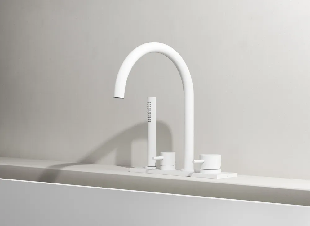 Noya rim armatur matt white vallone gallery Noya rim armatur matt white vallone gallery