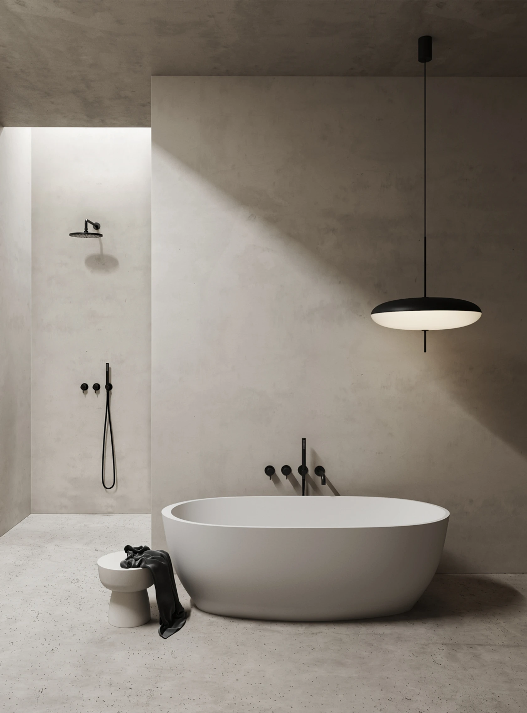 Tub aare velvet stone vallone editorial image 1