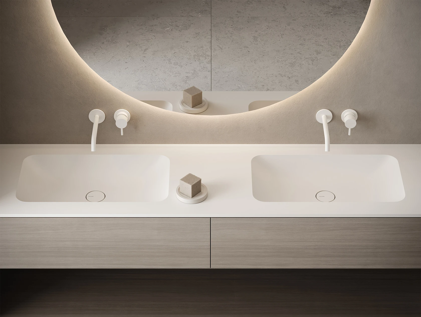 Vallone murale flat velvetstone editorial I Vallone murale flat velvetstone editorial I