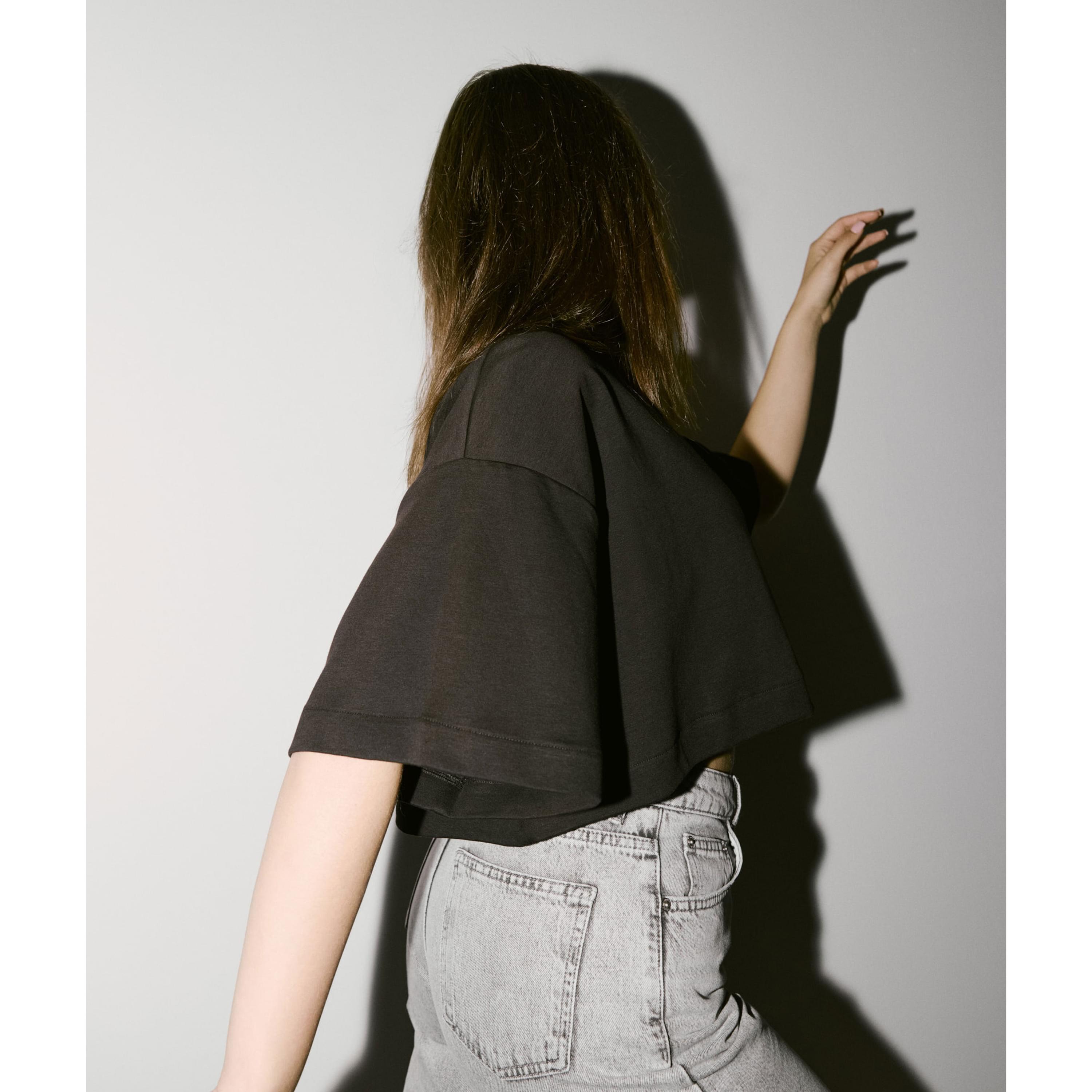 Vallone shirt cropped black gallery 02 Vallone shirt cropped black gallery 02