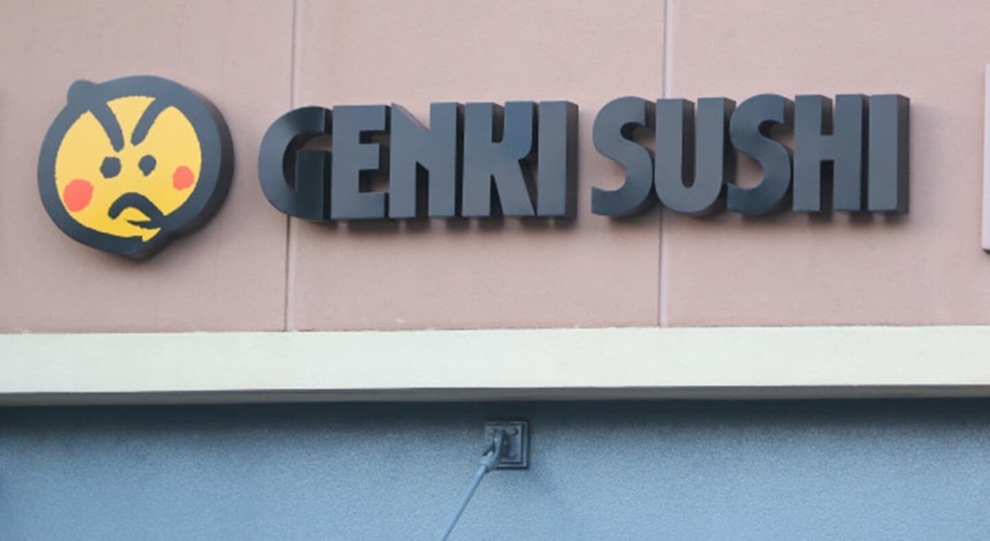 Genki Sushi sign