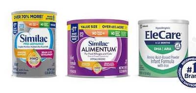 Abbott's Similac, Alimentum or Elecare Infant Formula Linked to Two Infant Deaths