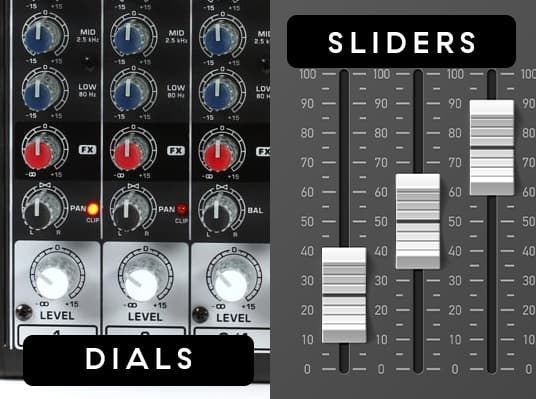 Beginners Guide to Live Shows Using a Mixer Dials and Faders