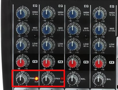 Beginners Guide to Live Shows Using a Mixer Pan Dial