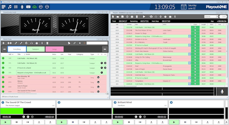 Internet outlet radio software