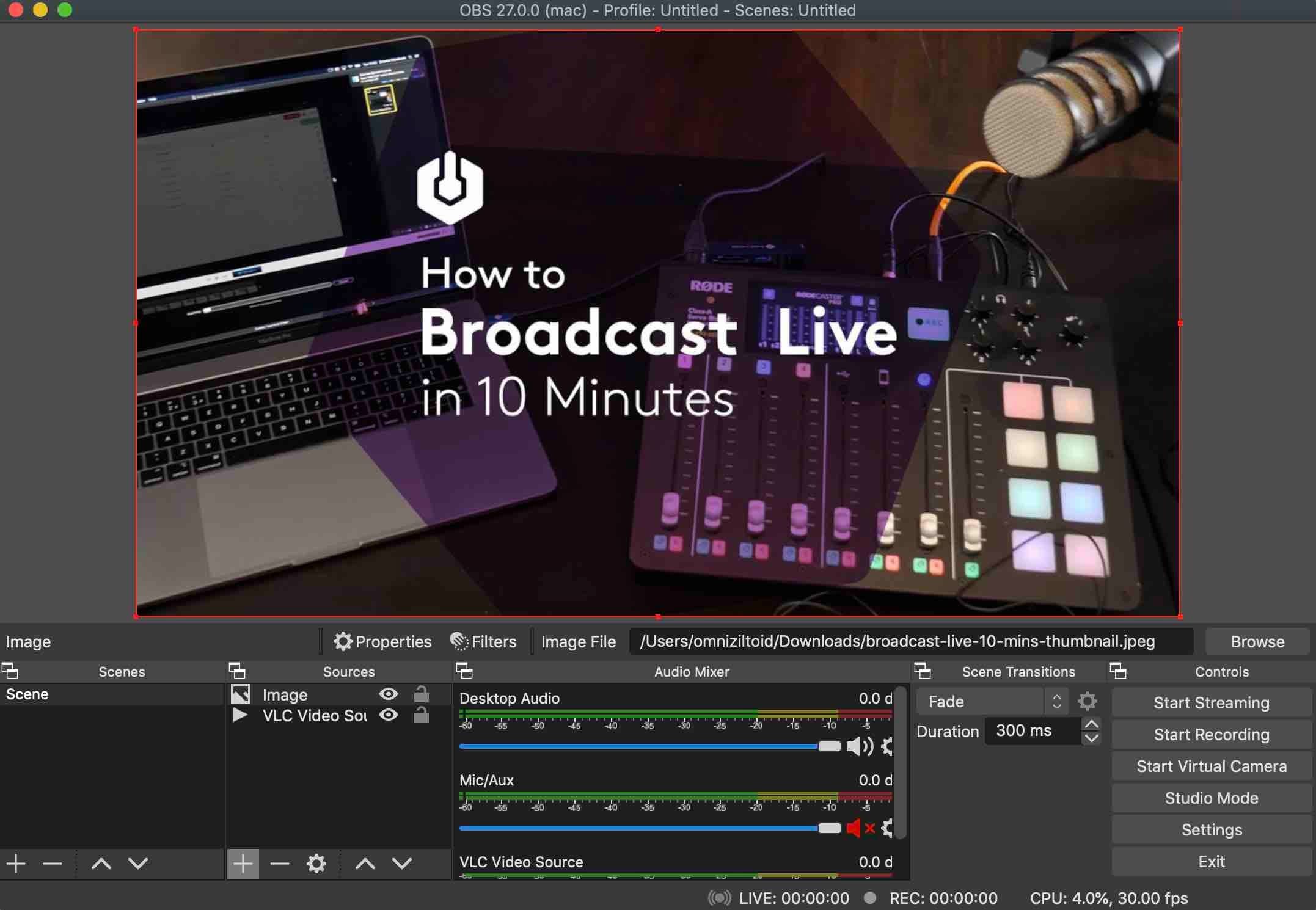 How to Broadcast Radio on Youtube Complete Scene