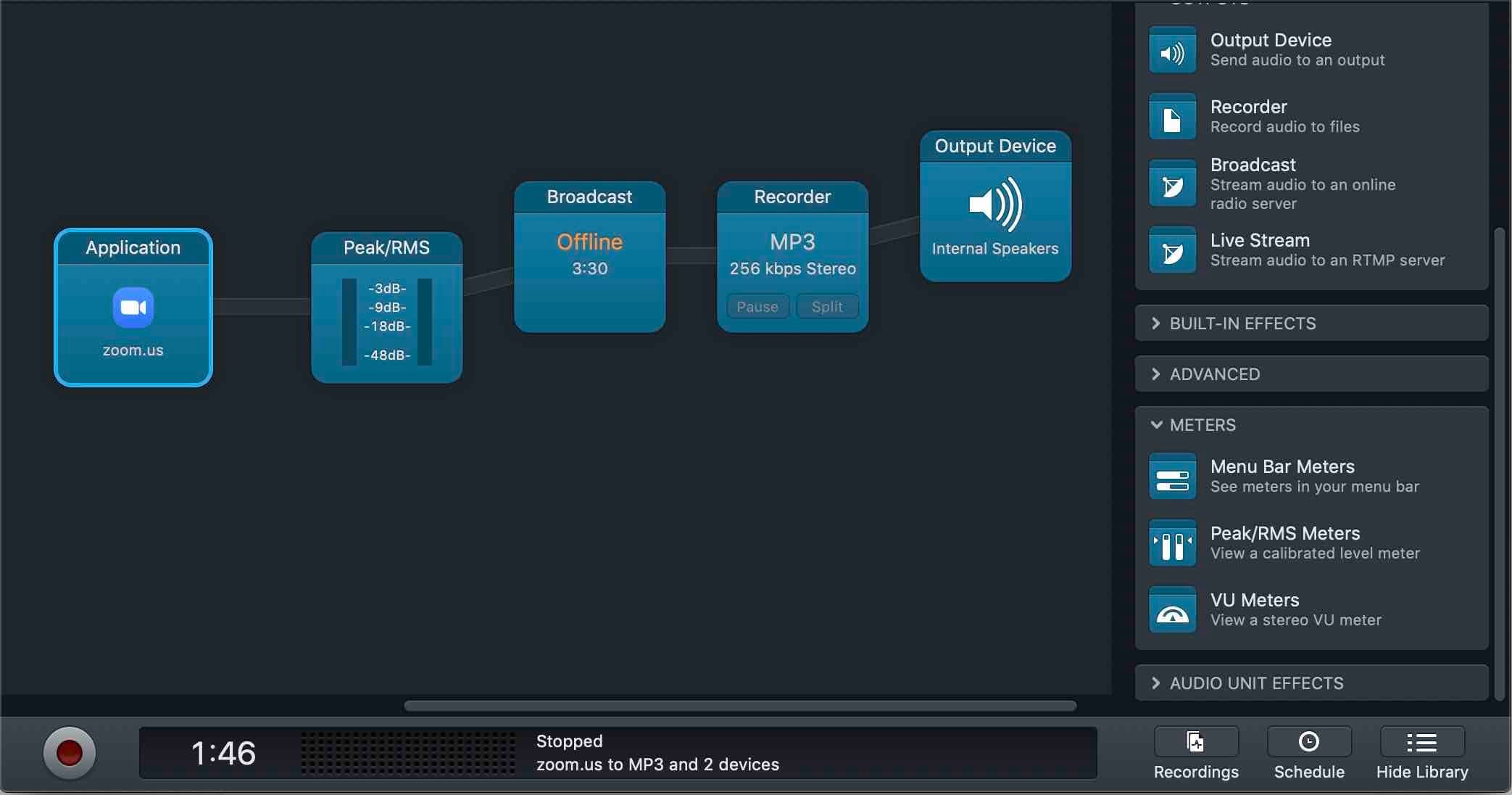 How to Broadcast Zoom Calls to your Radio Station Working Audio Hijack Session