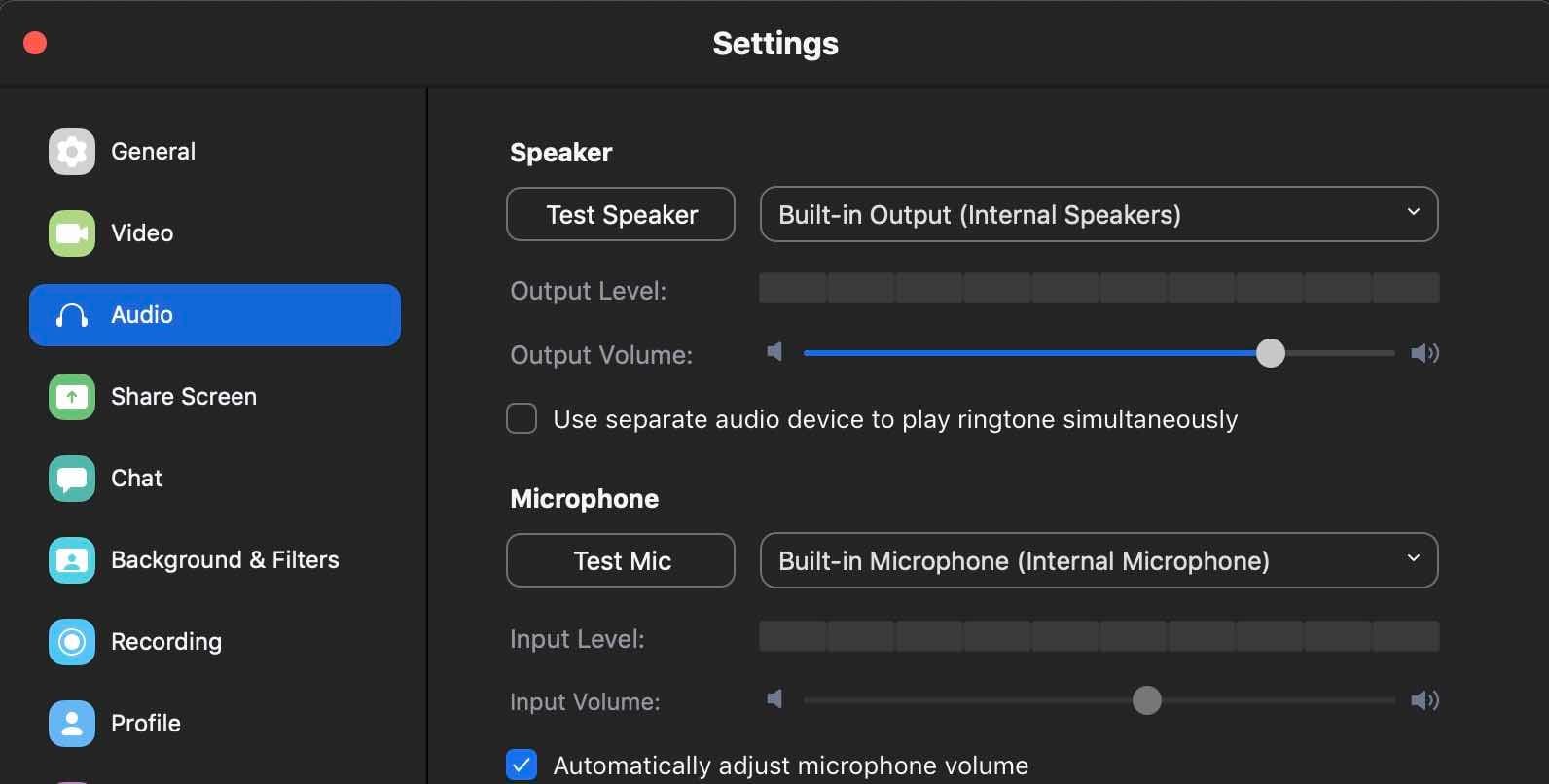 How to Broadcast Zoom Calls to your Radio Station Zoom Settings