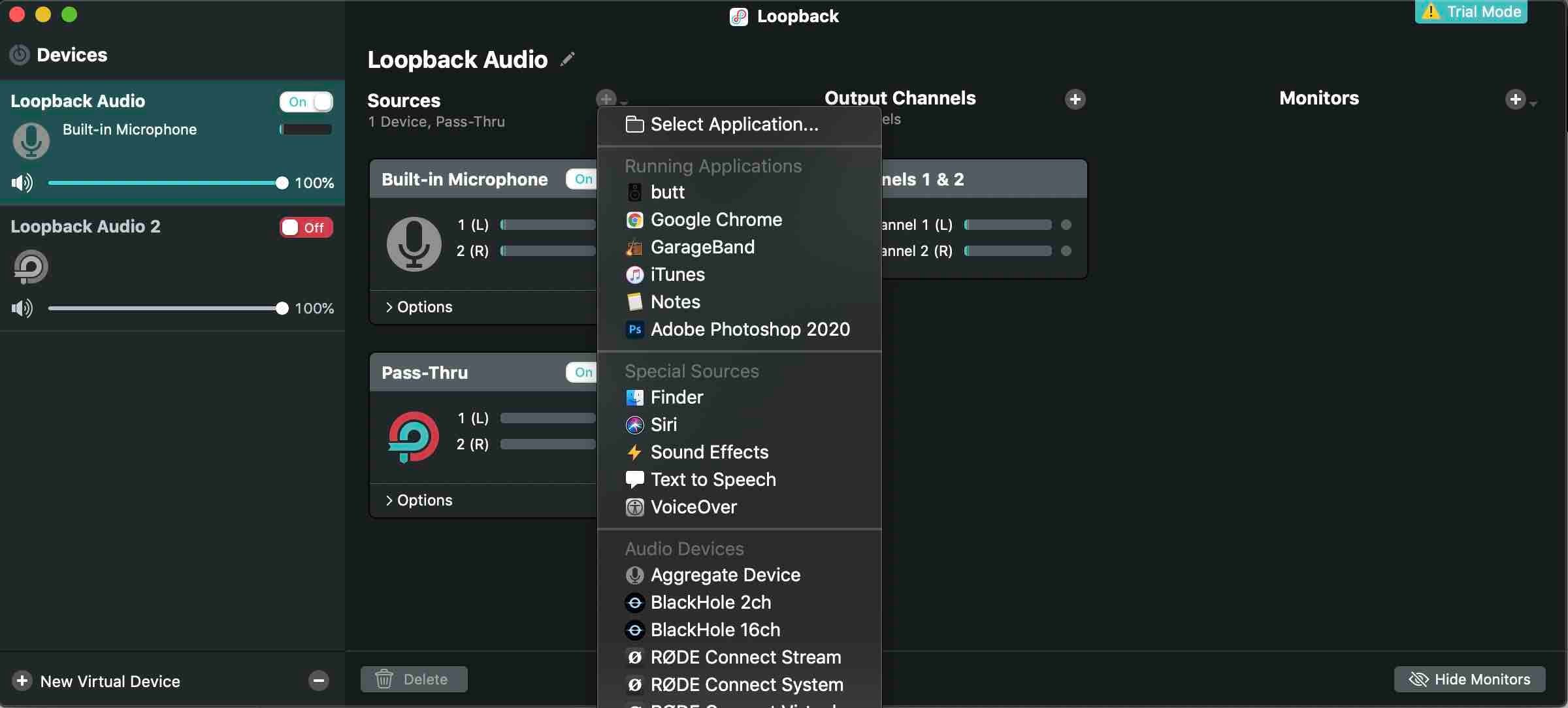 Loopback Main Interface