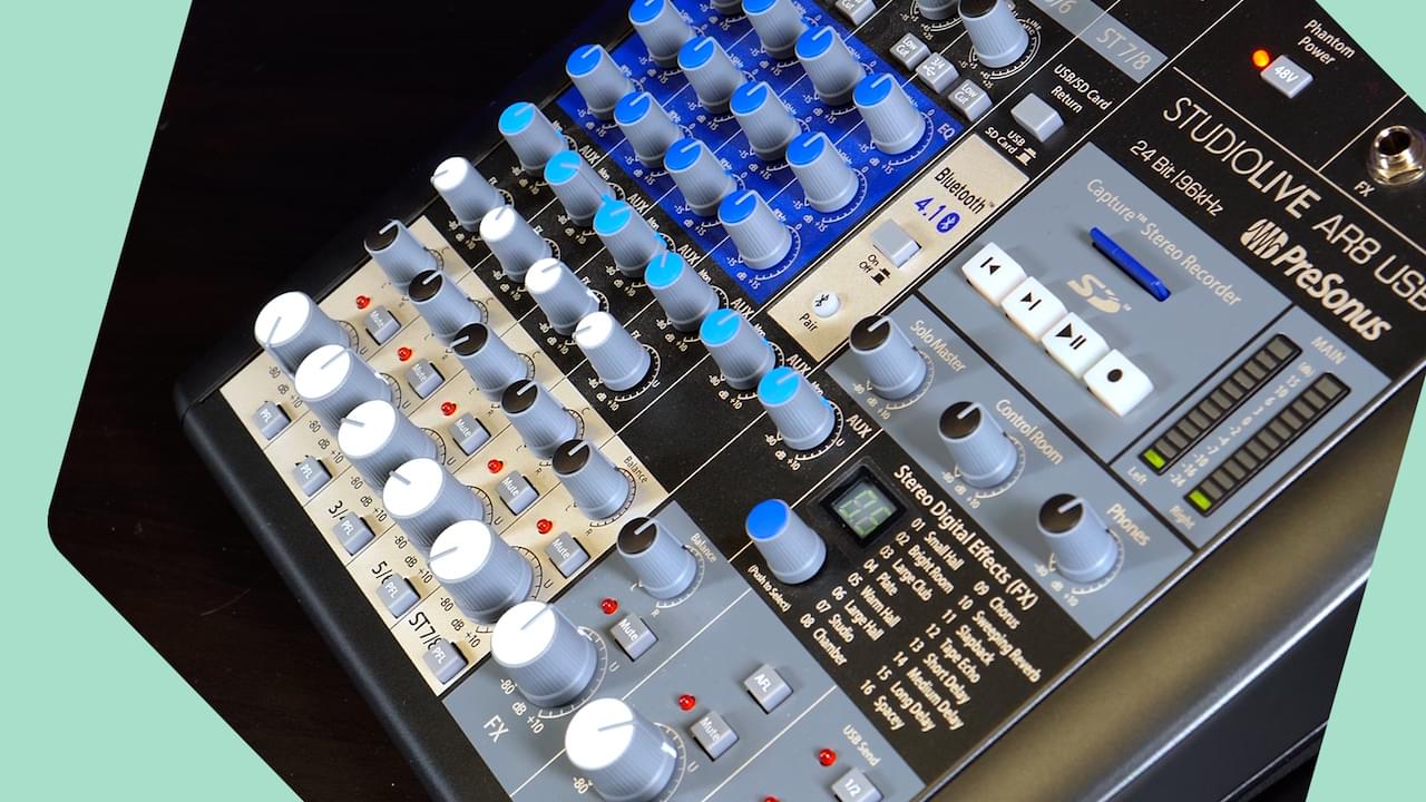 Pre Sonus Studio Live Ar8 Mixer Review Header