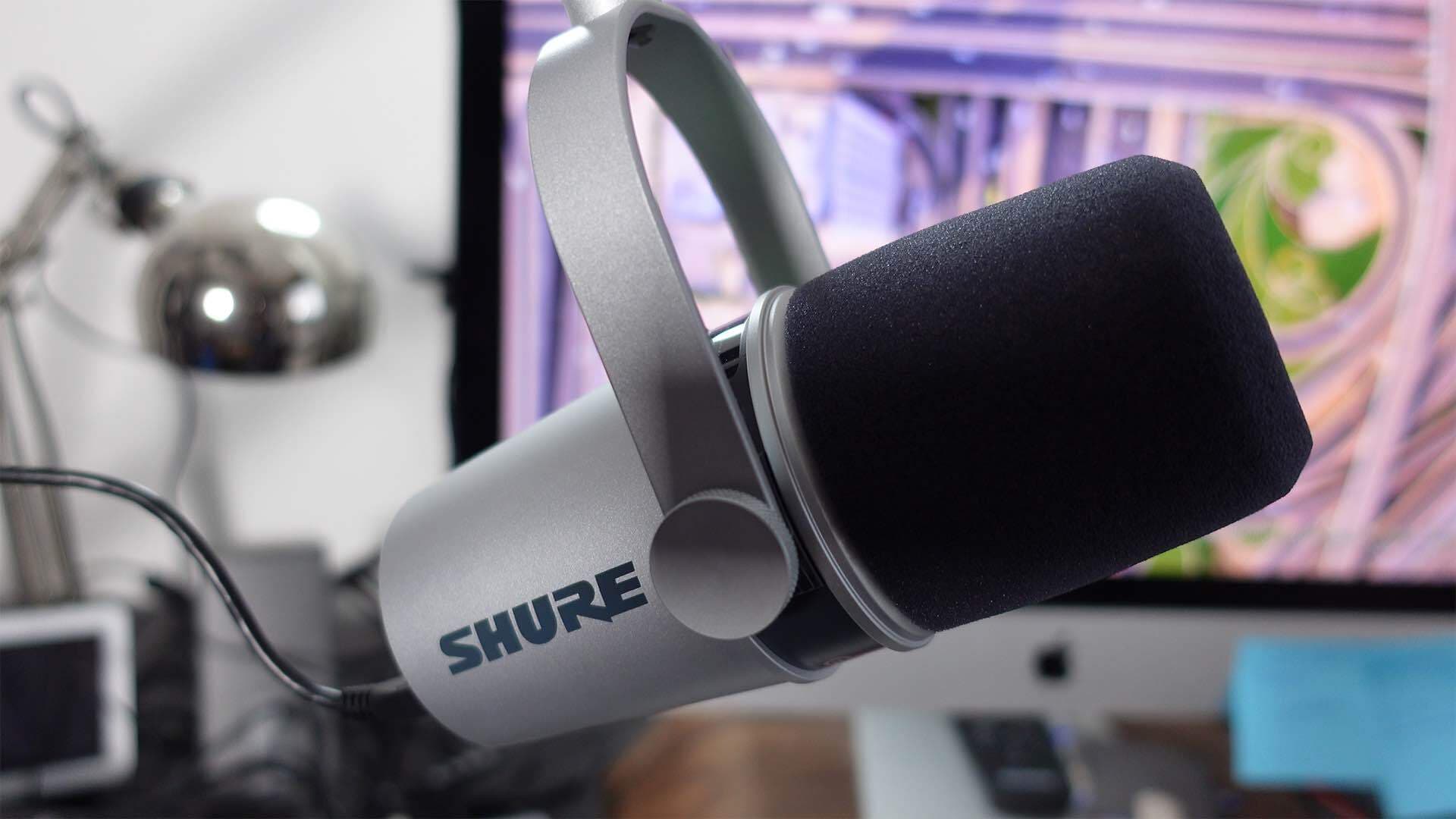 Shure MV7 USB Use