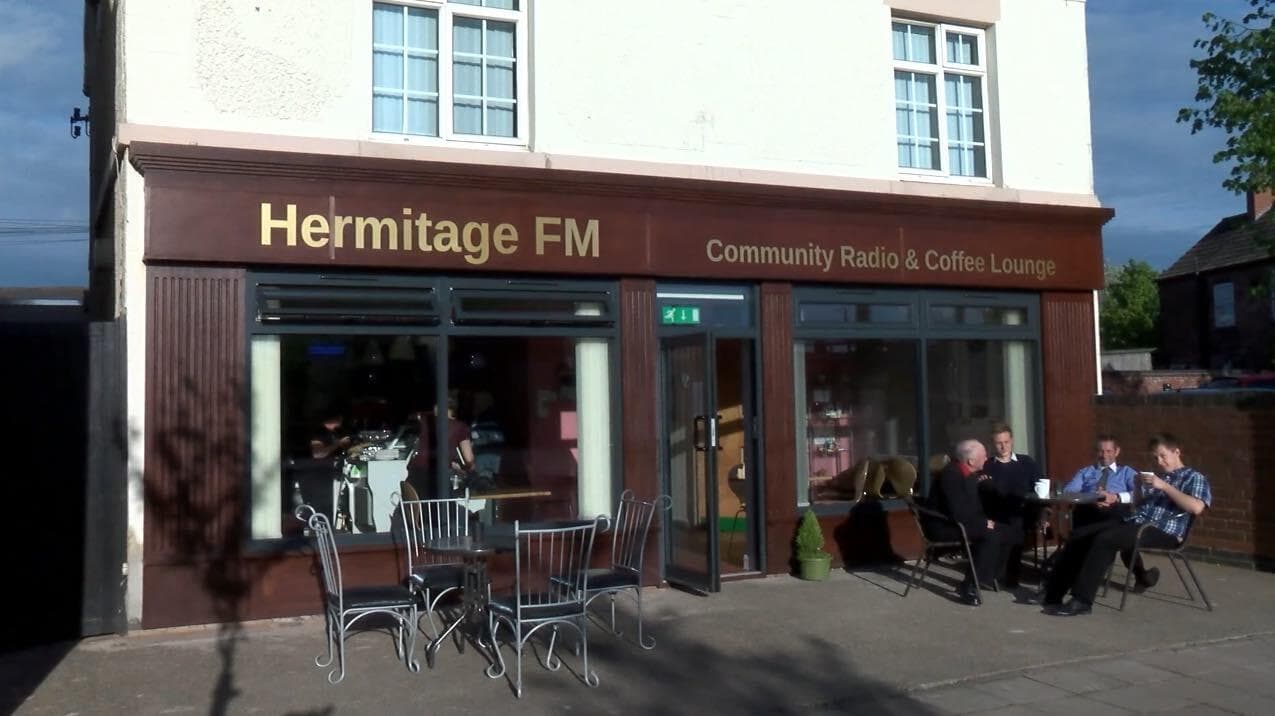 Hermitage FM's local coffee shop.