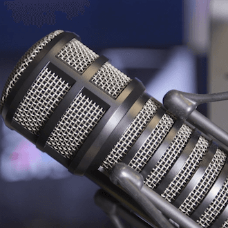 Electro-Voice RE320 microphone.