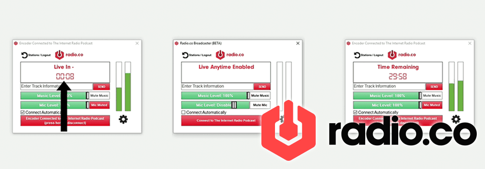Radio.co Broadcaster for Windows