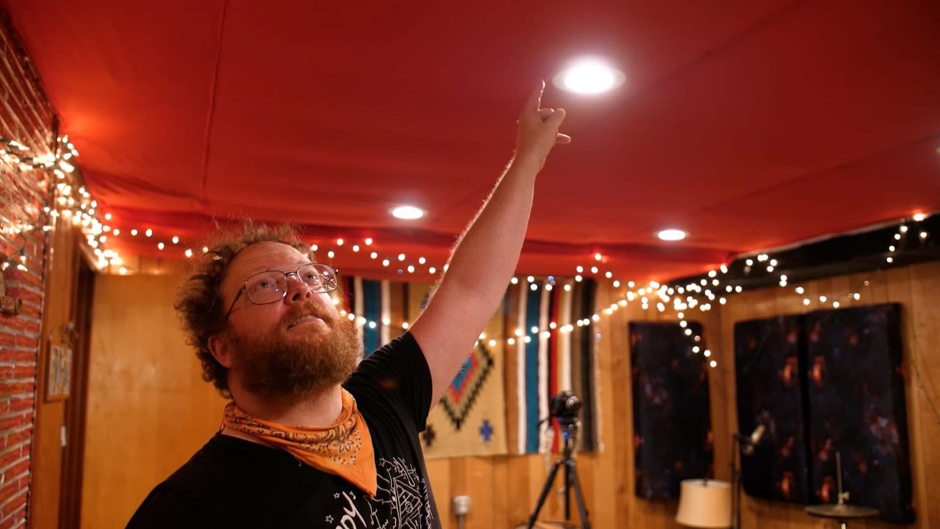 Shady Pines Radio pillow ceiling