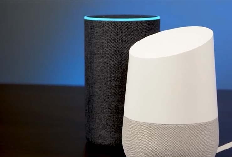 Alexa Skill and Google Home smart speakers.