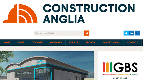 Construction anglia website
